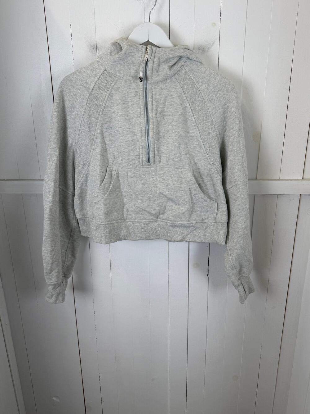 Lululemon Gray Pullover Hoodie Women's Size S Cotton